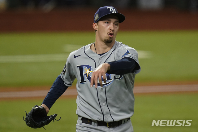 [알링턴=AP/뉴시스] 탬파베이 레이스 블레이크 스넬.