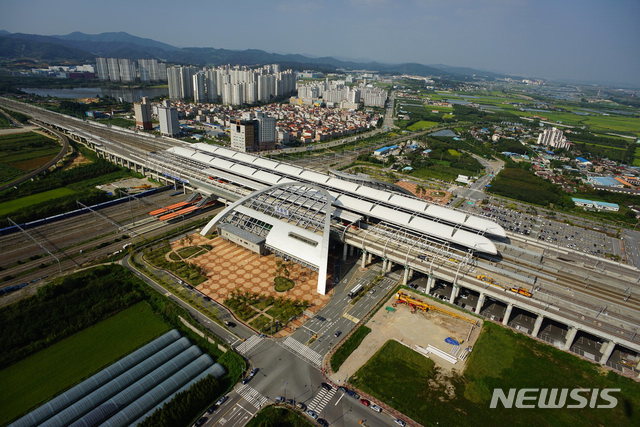 [청주=뉴시스] KTX 오송역.