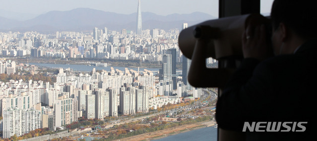 서울 아파트의 모습. 