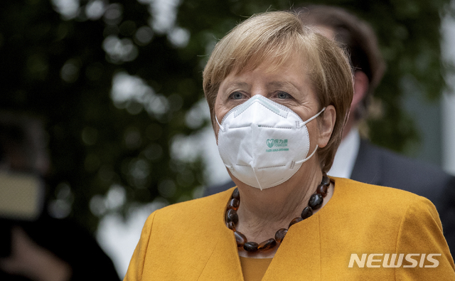 [베를린=AP/뉴시스] 앙겔라 메르켈 독일 총리. 2020.11.03.