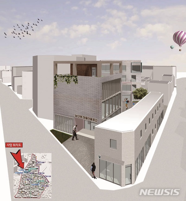 대구 중구 남산3동 복합커뮤니티시설 조감도 