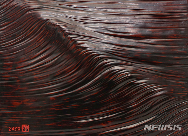 [서울=뉴시스]2020마니프_이경우, Wave-Circulation Ⅹ, 33x45㎝, Mixed Midea, 2020(사진=MANIF 제공)2020.11.06 photo@newsis.com 