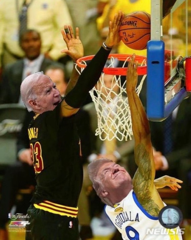 [서울=뉴시스]NBA 르브론 제임스, 트럼프 대통령 낙선에 "넌 해고야" 트윗 (사진 = 르브론 제임스 SNS 캡처)