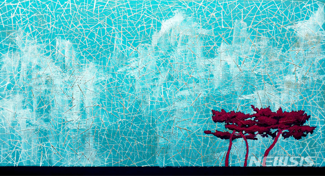 [서울=뉴시스]2020마니프_한욱, 원산근송, 41x76㎝, Acrylic on canvas, 2018(사진=MANIF 제공)2020.11.06 photo@newsis.com 