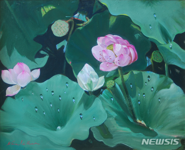 [서울=뉴시스]2020마니프_김인화, 대연, 46x53㎝, Oil on canvas, 2018(사진=MANIF 제공)2020.11.06 photo@newsis.com