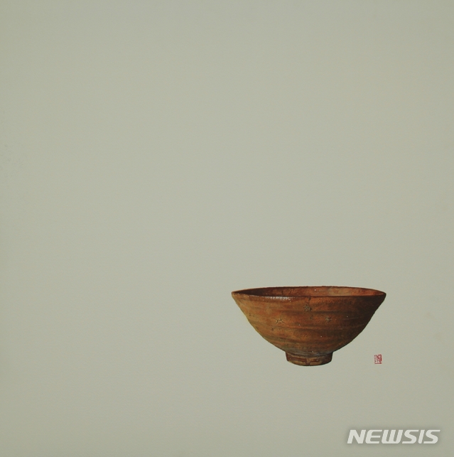 [서울=뉴시스]2020마니프_강순자. 허심5(虛心), 65x65㎝, Watercolor on paper, 2016(사진=MANIF 제공)2020.11.06 photo@newsis.com