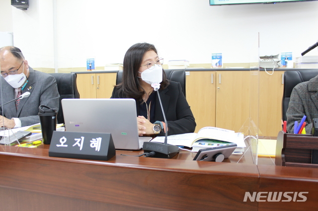 [수원=뉴시스] 오지혜 경기도의회 의원. (사진=경기도의회 제공)