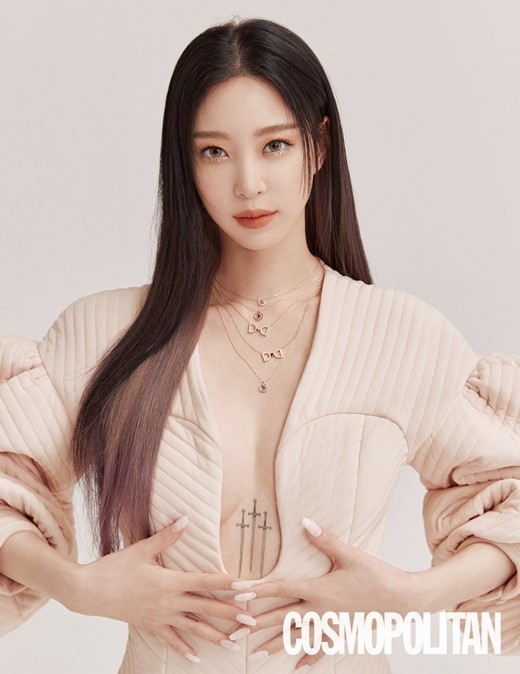 [서울=뉴시스] 배우 한예슬 화보. (사진 = 코스모폴리탄 제공) 2020.11.16. photo@newsis.com