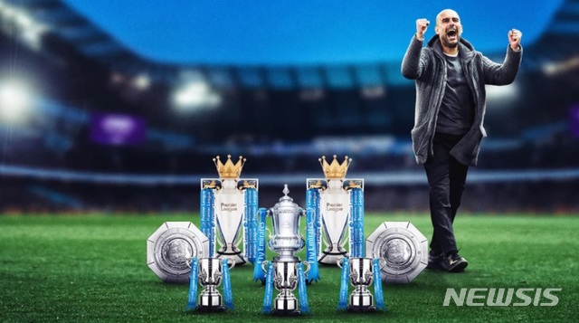 [서울=뉴시스] 맨체스터 시티가 펩 과르디올라 감독과 재계약을 맺었다. (캡처=맨시티 홈페이지)