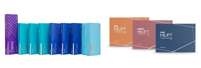 [서울=뉴시스] 차메디텍 히알루론산 필러 브랜드 '히아필리아(HyaFilia)'와 리프팅 실 ‘하이리프트(HILIFT)’ (사진=차메디텍 제공)