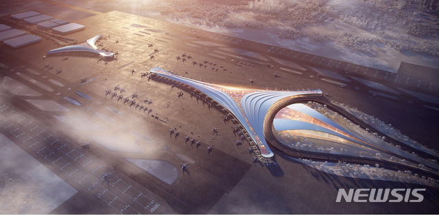 [인천공항=뉴시스] 인천공항공사가 폴란드 바르샤바 신공항의 전략적 자문 컨설팅 사업 수주에 성공했다. 사진은 폴란드 바르샤바 신공항의 조감도. (조감도=폴란드 신공항 홈페이지) 2020.11.25.photo@newsis.com