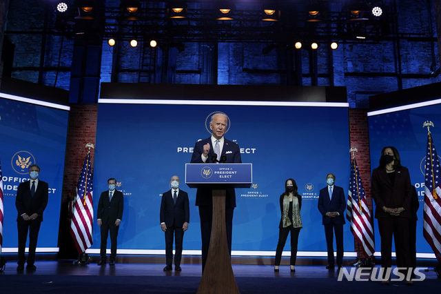 바이든 "외교안보팀, '미국이 돌아왔다' 보여줄 것" 