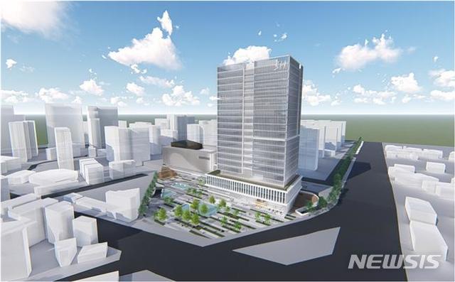 [서울=뉴시스] 서울 중랑구로 이전이 계획된 서울주택도시공사의 청사 조감도. (사진=서울시 제공) 2020.11.26. photo@newsis.com 