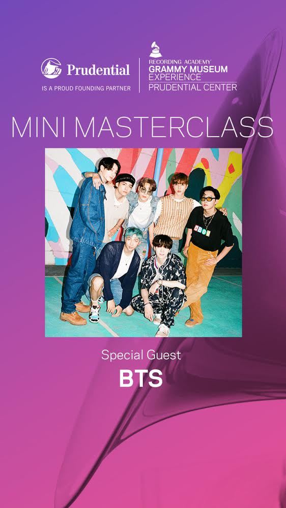 [서울=뉴시스] 방탄소년단_그래미 뮤지엄_미니 마스터클래스_이미지. 2020.12.02. (사진 = GRAMMY Museum Experience 제공) photo@newsis.com 