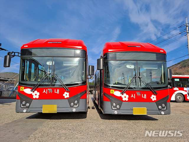 [광양=뉴시스] 광양시 시내버스. (사진=뉴시스 DB). photo@newsis.com 