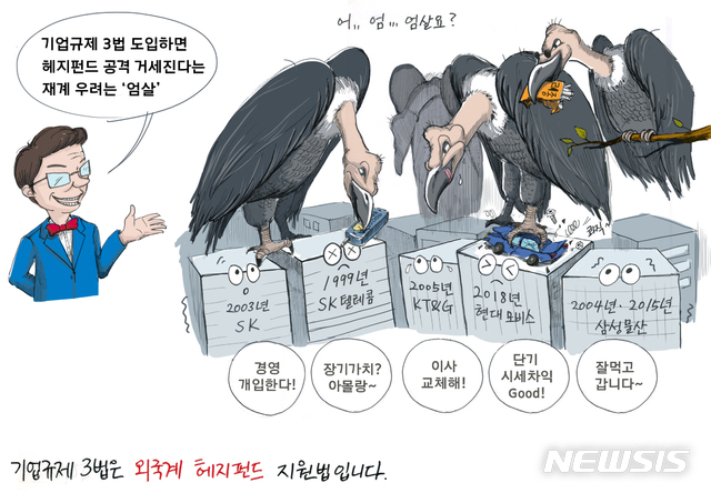 [서울=뉴시스] 전경련 만평.