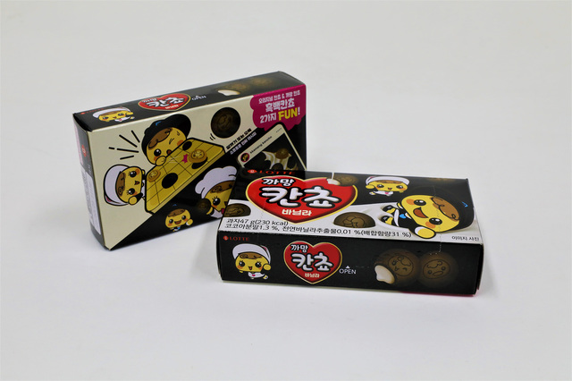 롯데제과, '까망 칸쵸 바닐라' 출시