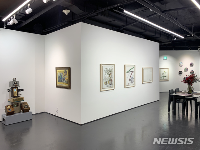 [서울=뉴시스] 박영덕 화랑 전시장