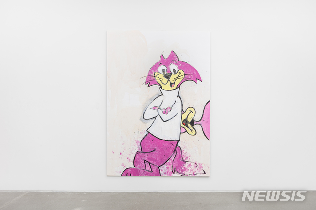 [서울=뉴시스] GEORGE CONDO, Choo Choo2009, Acrylic on canvas304 x 213.3 cm