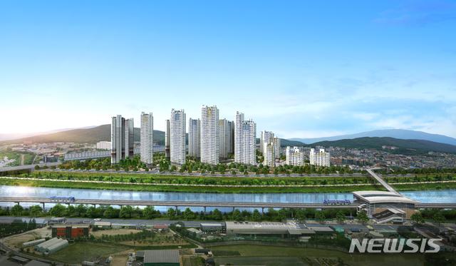 [용인=뉴시스]경기 용인 보평역스타힐스리버파크