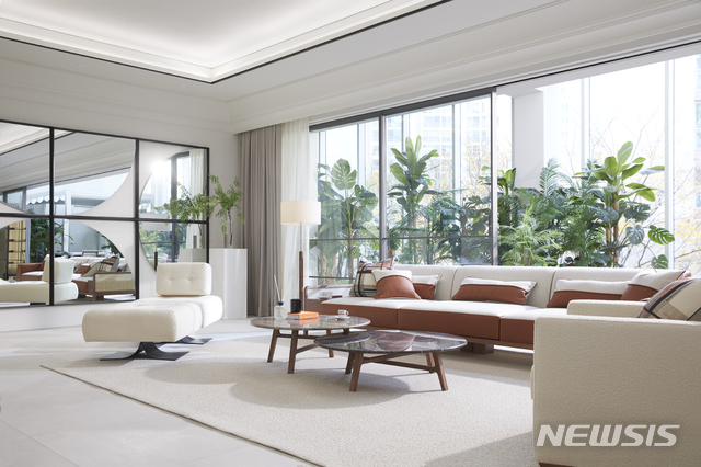 [부산=뉴시스] 꿈꿔왔던 집을 경험하는 최고의 공간, e편한세상 ‘드림하우스 부산서 오픈 드림하우스 유니트198.3㎡(60평대)’ 전경(사진= 대림산업 제공).