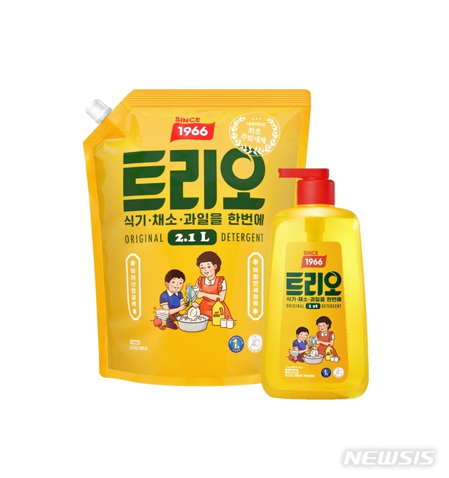 [장수브랜드 탄생비화]대한민국 최초·최장수 주방세제 애경 '트리오'