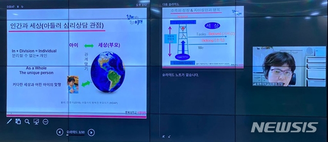 [익산=뉴시스] 강명수 기자 =원광대학교 시민교육사업단은 교육부와 한국연구재단이 주최한 ‘2020학년도 전국 사범대학 시민교육 역량강화사업단 워크숍’을 온라인을 통해 진행했다고 14일 밝혔다. (사진 =원광대학교 제공) 2020.12.14. photo@newsis.com