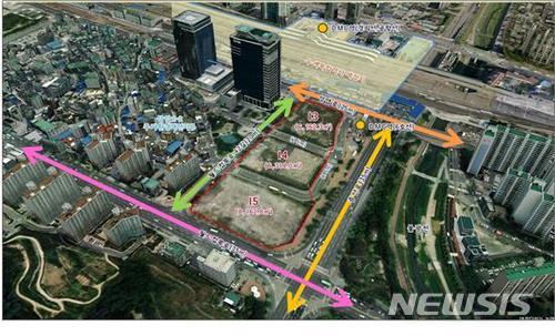 [서울=뉴시스] 서울 마포구 상암DMC에 개발될 복합 롯데쇼핑몰 부지. (사진=뉴시스DB) photo@newsis.com 