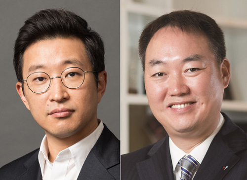 [서울=뉴시스] 왼쪽부터 보령제약 경영총괄 장두현 부사장, RX 부문 의원영업본부 정웅제 전무 (사진=보령제약 제공)