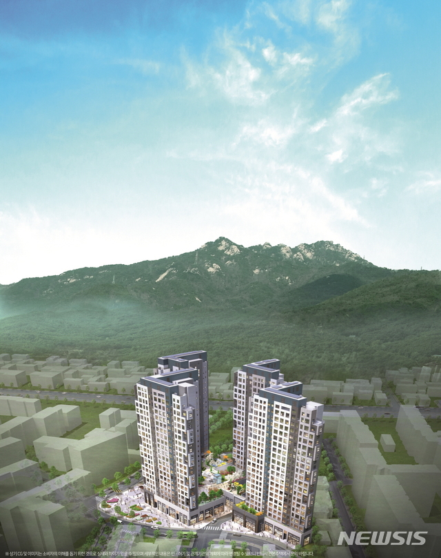 [서울=뉴시스] 힐스테이트 도봉역 웰가 조감도.