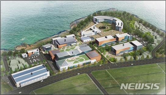  [부산=뉴시스] 허상천 기자 = 부산시는 고소득 어종의 양식 기술 개발과 생산성을 높이기 위해 ‘스마트양식 클러스터 기반조성공사’를 16일 착공, 본격 추진한다고 밝혔다. 2020.12.16. (조감도 = 부산시 제공) photo@newsis.com