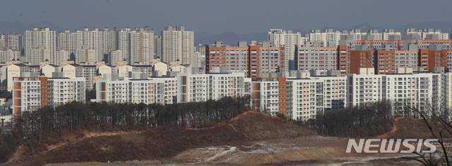 파주 운정신도시 아파트 단지. 뉴시스 자료사진.