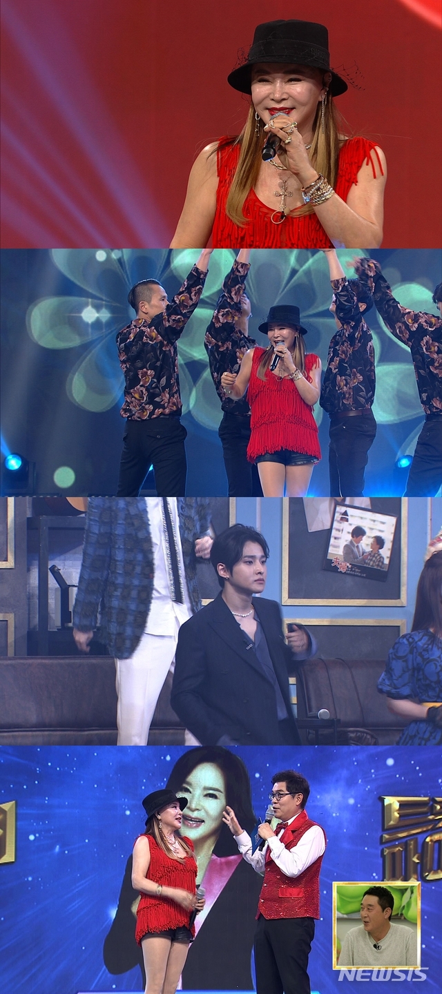 [서울=뉴시스] MBN 예능 프로그램 '트롯파이터'에 출연하는 배우 최란 (사진=MBN '트롯파이터' 제공) 2020.12.21. photo@newsis.com