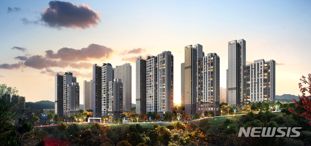 [서울=뉴시스]한화건설은 내년 1월 경기도 수원시 장안구 파장동 193번지 일원에 대단지 아파트 '한화 포레나 수원장안'을 분양한다고 23일 밝혔다. (제공 = 한화건설) 2020.12.23.