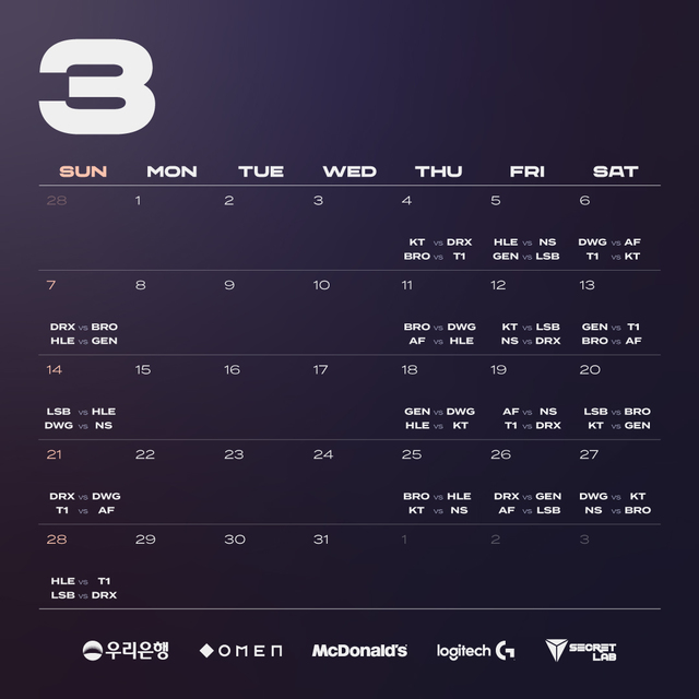 'LCK 스프링' 최강자 가린다…13일 젠지-kt 경기로 개막