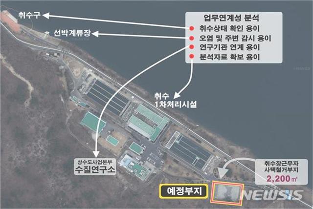  [부산=뉴시스] 허상천 기자 = 부산시는 국립환경과학원 소속의 전문 미량유해물질을 연구하는 ‘국가 낙동강 수질안전센터’를 매리취수장에 건립한다고 7일 밝혔다. 2021.01.07. (그래픽 = 부산시 제공) photo@newsis.com