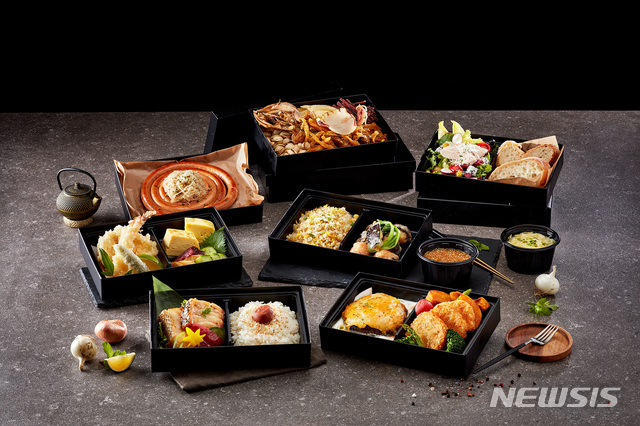 [서울=뉴시스]파라다이스 호텔 부산 '프리미엄 투 고 박스' 3종