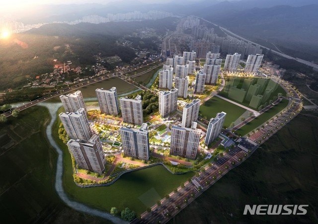 의정부 고산 수자인 디에스티지 조감도