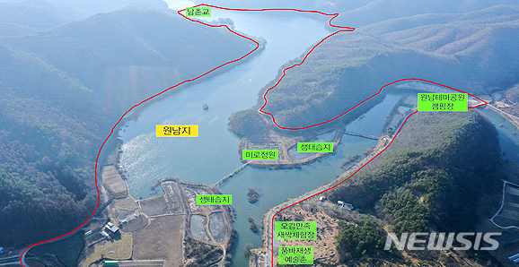 옥천 대청호 안터지구·음성 원남저수지, 생태관광지된다