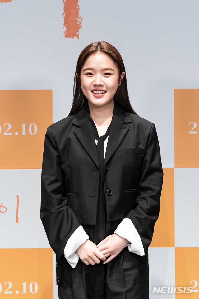 [서울=뉴시스] 영화 '아이' 제작보고회 김향기. (사진=롯데엔터테인먼트 제공) 2021.01.21 photo@newsis.com