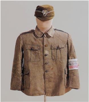 [서울=뉴시스] 한국광복군 군복. 2021.01.26. (사진=육군박물관 제공)