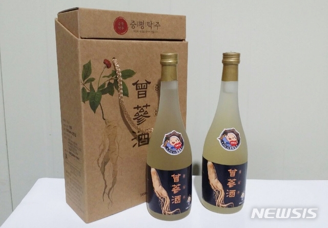 [증평=뉴시스]증평 전통약주 '증삼주'. (사진=증평군 제공) photo@newsis.com