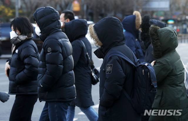 서울 아침 영하 10도...바람도 불어 체감온도 '뚝'