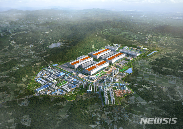 [용인=뉴시스] 용인 반도체 클러스터 일반산업단지 조감도. (사진=뉴시스DB)