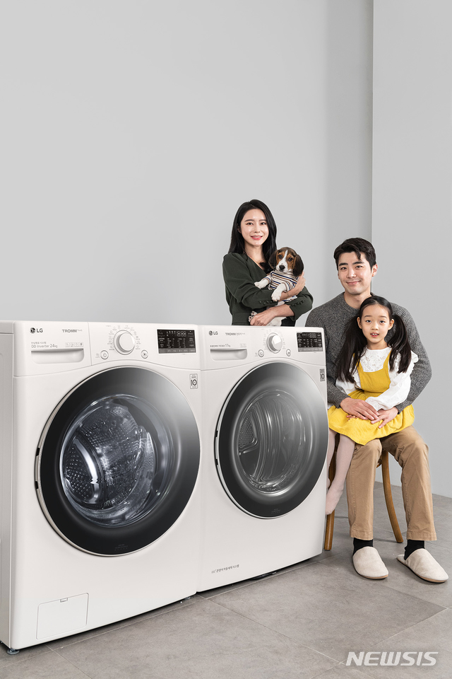 LG전자, 펫케어 기능 갖춘 트롬 세탁기·건조기 출시 