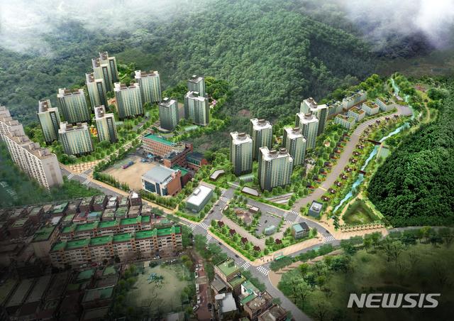 관양고 주변 개발 조감도.