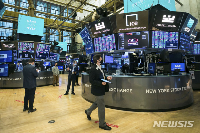 美 증시 다우·나스닥 희비…다우 300P 상승 마감 