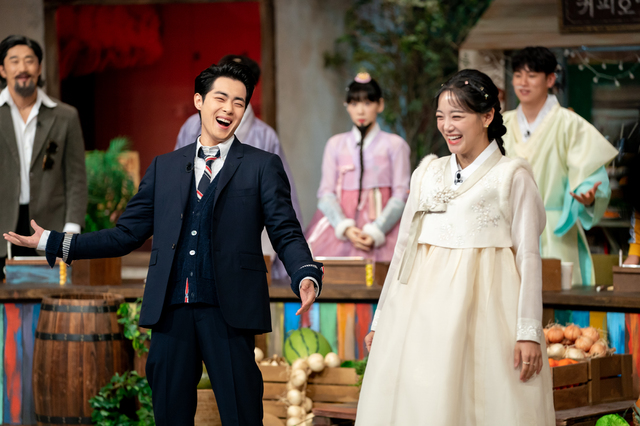 [서울=뉴시스] 13일 방송되는 tvN '놀라운 토요일'에 출연한 조병규, 김세정 (사진 = tvN) photo@newsis.com