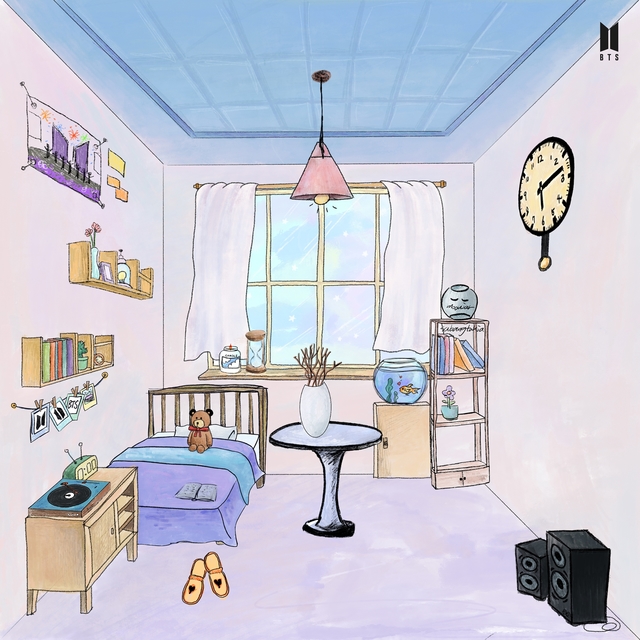 [서울=뉴시스] 방탄소년단 뷔가 꾸민 방. 2021.02.15. (사진 = 빅히트 엔터테인먼트 제공) photo@newsis.com 