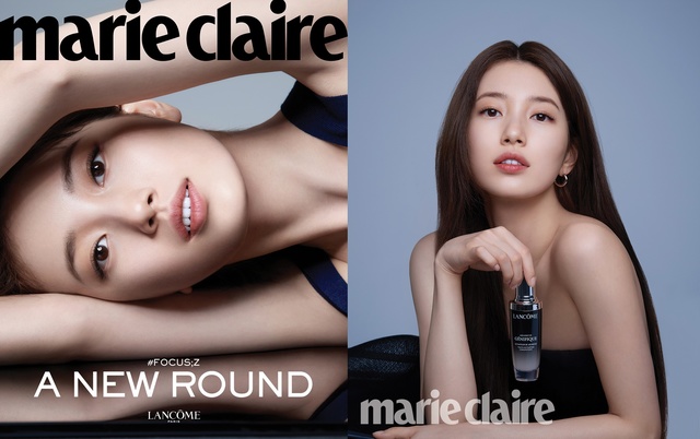 수지, 광채피부 비결은···랑콤 '어드밴스드 제니피끄'